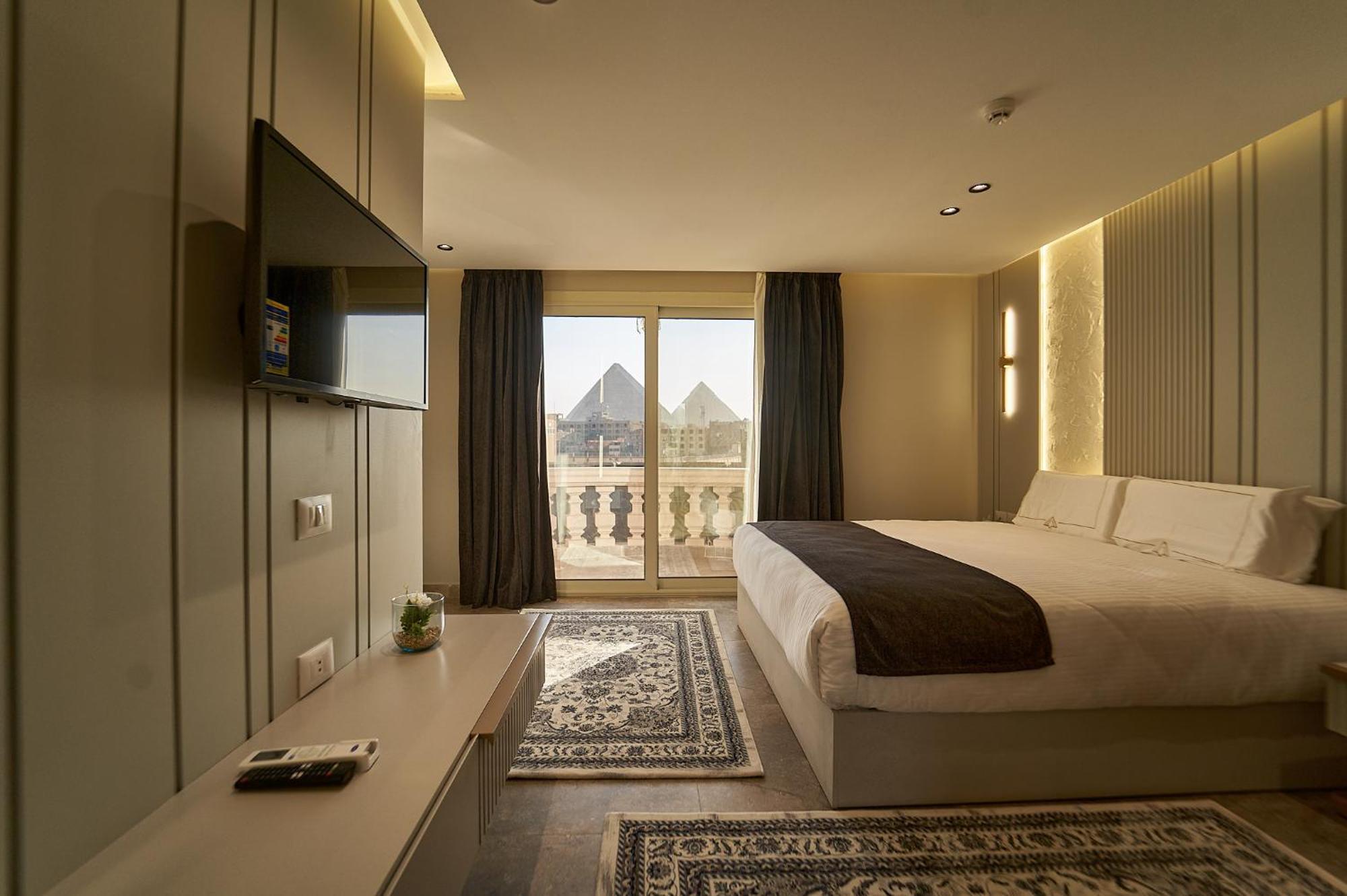 Pyramids Charm Hotel Al Kawm al Akhdar Eksteriør billede
