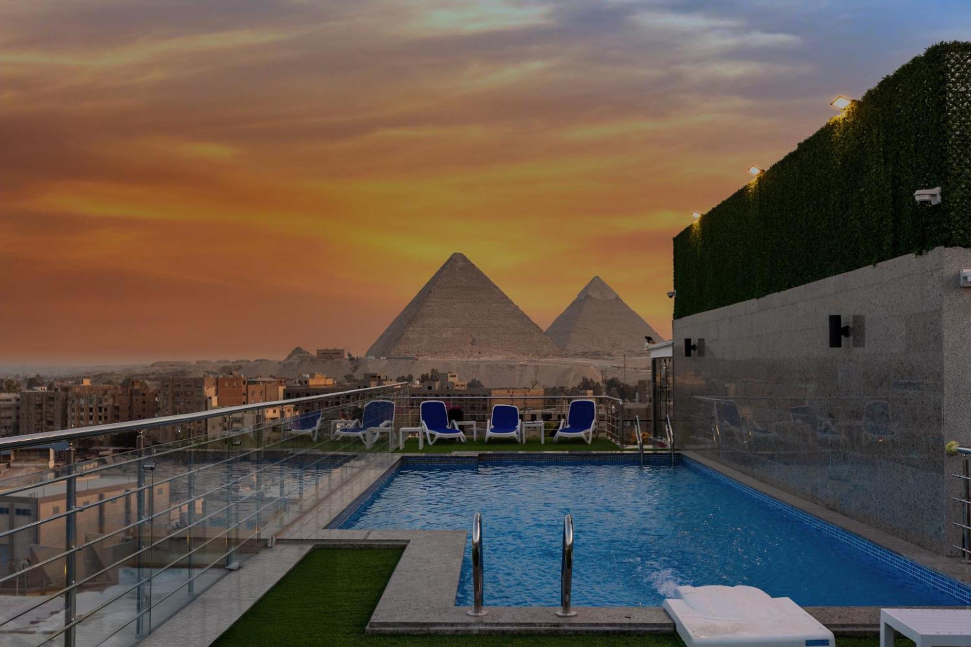 Pyramids Charm Hotel Al Kawm al Akhdar Eksteriør billede